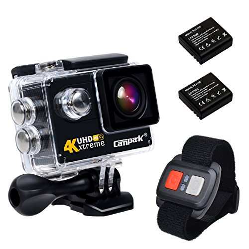 Campark Waterproof Independent Batteries Included