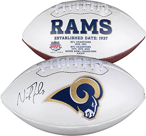 Foles Angeles Autographed White Football