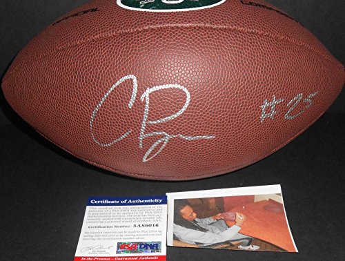 Calvin Autographed Signed Football Prensence