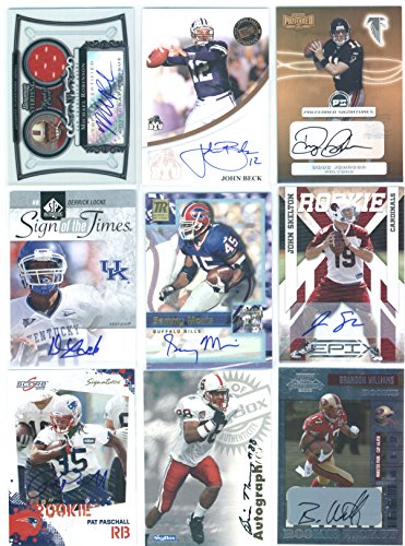 Autographed Football Trading Featuring College