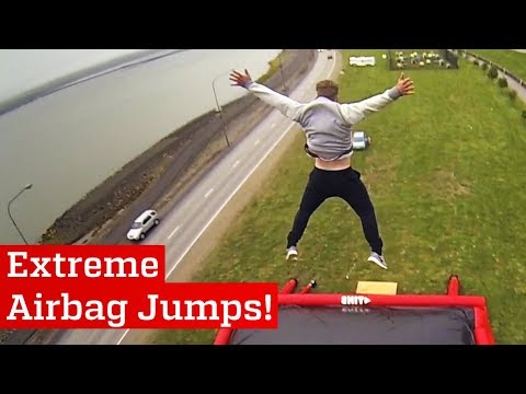 Extreme Airbag Jumps