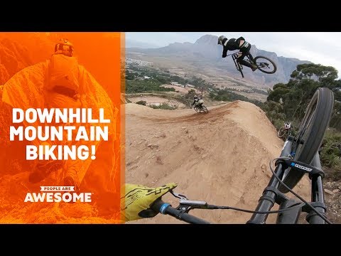 Downhill Mountain Bike POV Speed Runs | People Are Awesome