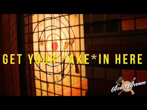 Indoor Extreme Sports Axe Throwing + Archery Tag Range