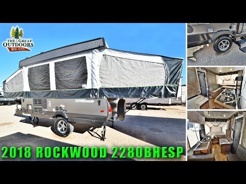 New 2018 Off Road Pop Up ROCKWOOD 2280BHESP Extreme Sports Package Camper RV Colorado Dealer