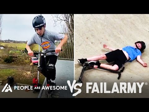 Rooftop Scooter & Other Dangerous Wins Vs. Fails | People Are Awesome Vs. FailArmy