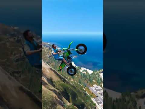 GTA V Michael Dangerous Stunt  Episode 210 #shorts