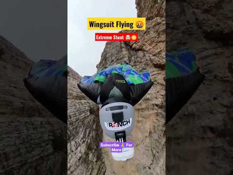 Wingsuit Flying in Extreme Conditions 🤯🤬😳 #shorts #extremesports #wingsuit #stunt