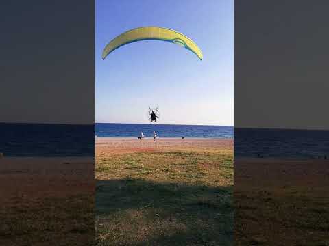 An extreme sport in Antalya coast, Turkey