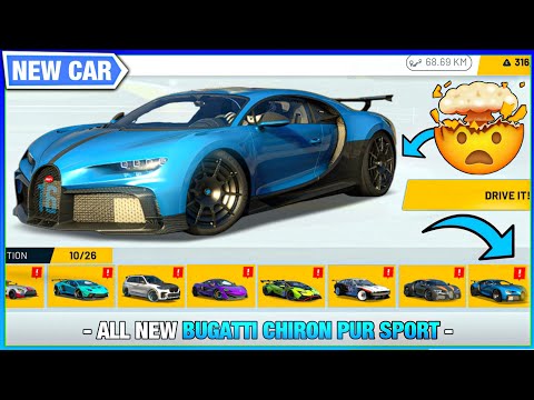 🔵 All New Bugatti Chiron Pur Sports 🔵 – Extreme Car Driving Simulator 2022 – Car Game