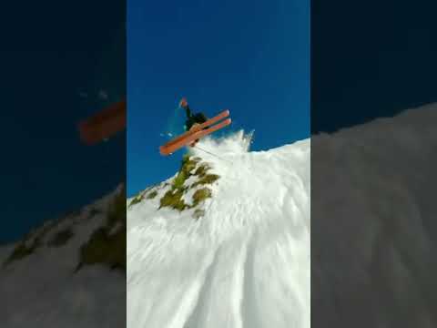 insane extreme sport ski