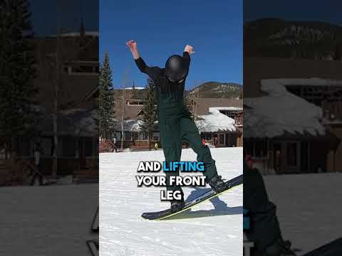 🚀 How to JUMP higher on a snowboard #shorts