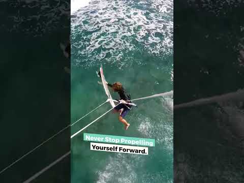 Parasurfer Spins Their Board 360 Degrees | People Are Awesome #shorts #watersports #extremesports