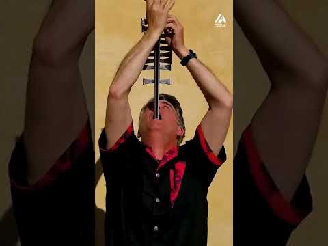 Man Swallows 10 Swords | People Are Awesome #shorts #extremesports