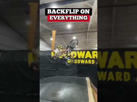 BACKFLIP ON EVERYTHING CHALLENGE?!? 😱 #parkour #bmx #scooter #skateboarding #extreme  #sports