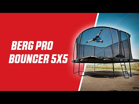 BERG Pro Bouncer 5×5 | The ultimate extreme sports trampoline | Caractéristiques