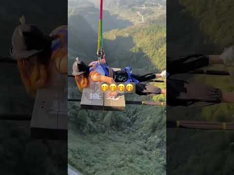 Funny video for bungee jumping extreme sports #shorts #viral #viralvideo #viralshorts #shortsvideo