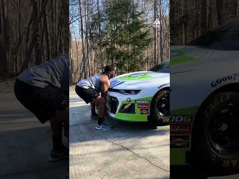 Man Shows Strength By Lifting Car | People Are Awesome #strength #extremesports #shorts