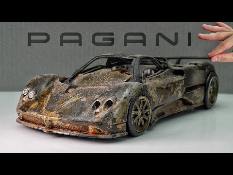 Restoration Abandoned Pagani Zonda F – Restoration of extreme sports car Pagani Zonda F