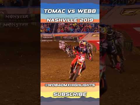 Tomac vs Webb – 2019 Nashville Supercross #supercross