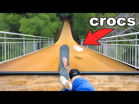 I Tried Extreme Sports in Crocs!