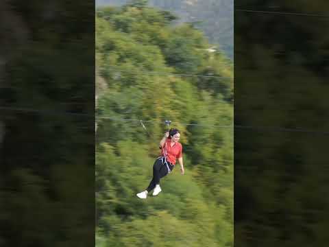 zip-line 🥰#trending #adventure #top #viral #rageneration #status #shorts #trip #youtube