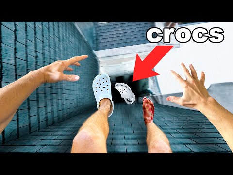 I Tried Parkour in Crocs!